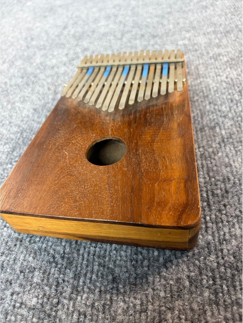 Vintage Kalimba African Wooden Musical Instrument Hugh Tracey Sounds Beautiful